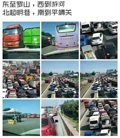  近日,我市107312国道严重堵车从游河堵到了罗山