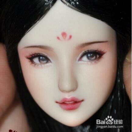  bjd娃娃化妆教程