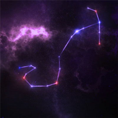  星座图片头像,个性唯美星座形状图片