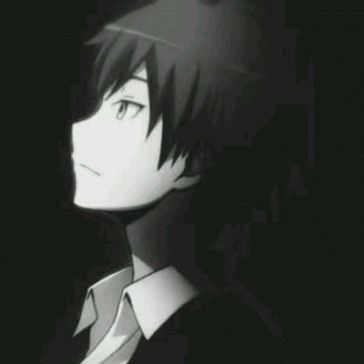  黑白丧男生漫画头像失眠曲征集