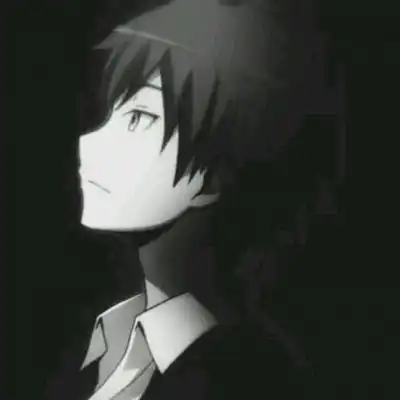  黑白丧男生漫画头像失眠曲征集