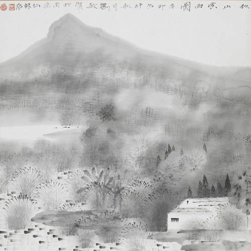  他痴迷水墨探索,作品达到了出神入化的境界