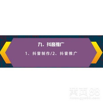  扬州抖音广告投放-黄页88网