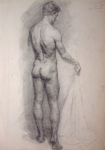  77幅列宾美院经典素描头像人体作品