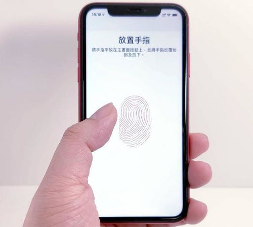 苹果iphone开启全面屏touchid指纹识别解锁