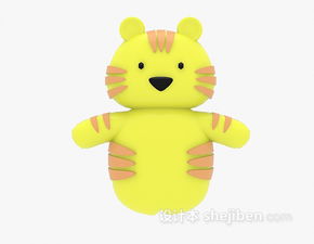  熊猫儿童玩具3d模型下载