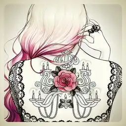  巴西包鲁tatiferrigno插画师女孩素描系列