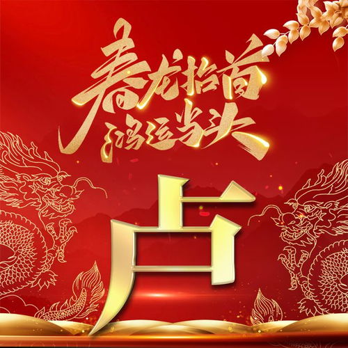  头像二月二龙抬头,姓氏头像请查收,一年鸿运好彩头