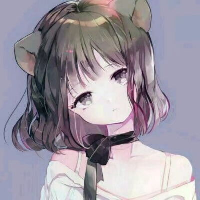 卡通女生头像图片唯美少