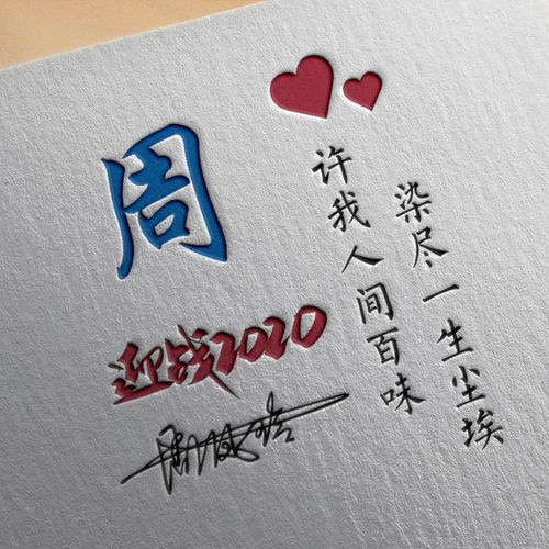  专属你的微信姓氏头像,40多张不同类型签名头像,请查收带走