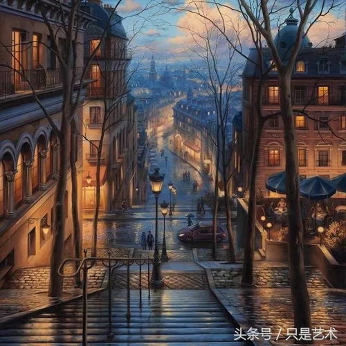  俄罗斯画家笔下绝美的温暖城市夜色又一位把画画成照片的大神