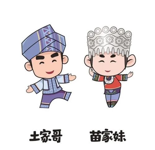  土家哥苗家妹来啦湘西卡通吉祥物设计方案出炉,你喜欢哪个