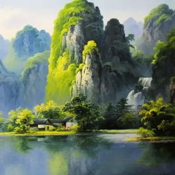 微信头像背景是山好吗看