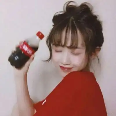  红色系女生头像可爱清新很酷女生头像图片