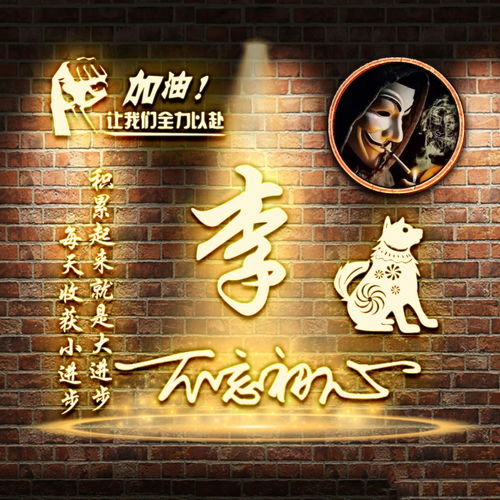  35张微信姓氏头像,3d特效艺术签名头像,您的头像我承包了