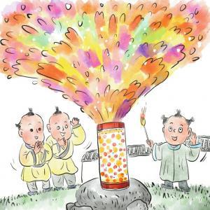  爆竹爆仗和烟花的由来