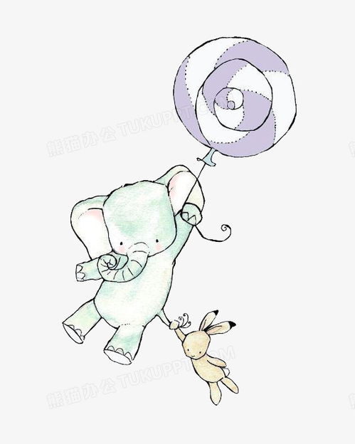  彩铅手绘简单插画棒棒糖气球png图片素材下载气球png熊猫办公