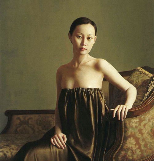  美院教授晓青人体油画作品欣赏