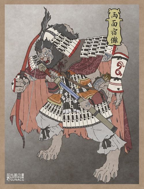  咒术回战被视为极恶的两面宿傩,在民间传说中竟是神明