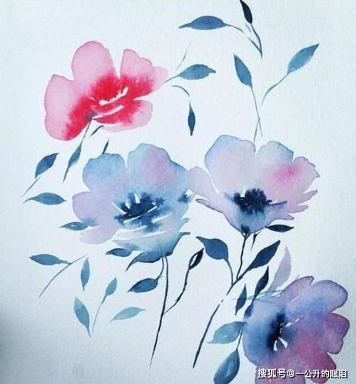 可爱个性油画头像水彩