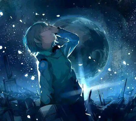  奥奇同人文流星划过的夜空