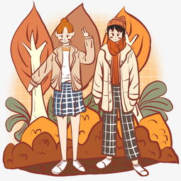  小清新女孩文艺风手绘小插画图片素材其他格式下载动漫人物大全