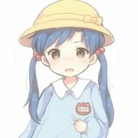  浅蓝色系头像动漫女生浅蓝色系列头像