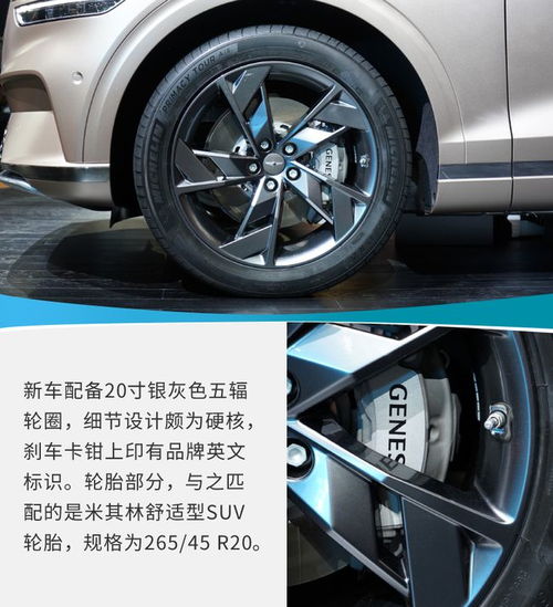  2021广州车展个性运动韩系豪华suv实拍捷尼赛思纯电gv70