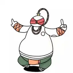 头像彩色系大白