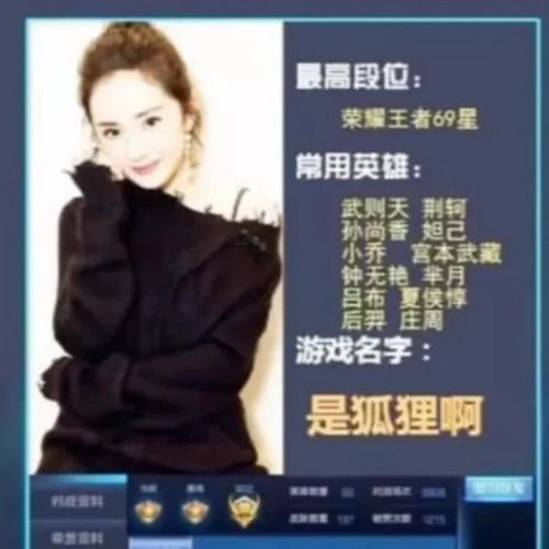  明星王者都是啥段位陈赫钻石,倪妮铂金,唯独她是王者大神