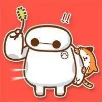  白色简约女生抱大白头像微信头像图片大全