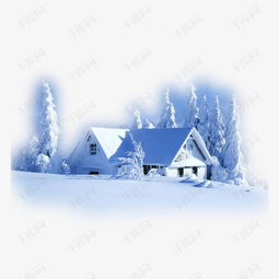  唯美雪景素材图片免费下载高清卡通手绘png千库网图片编号7393460