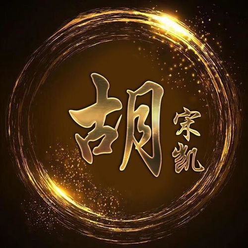 你的头像该换了,18款黑金炫光姓氏壁纸,微信头像