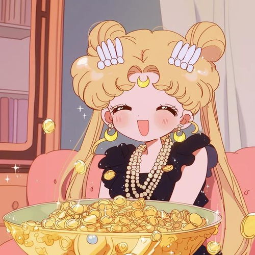  财迷美少女小富婆头像
