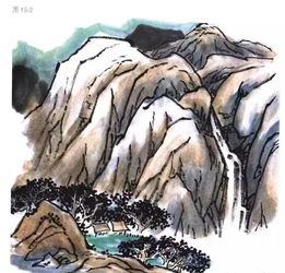  山水画教程传统山水画设色技法