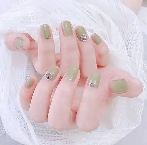 绿蓝系美甲款,氧气少女炼成记 绿蓝系美甲款,氧气少女炼成记