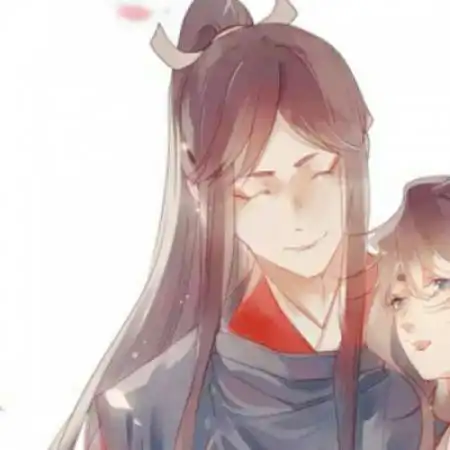  古风手绘情侣头像一对,连微笑都有眼泪