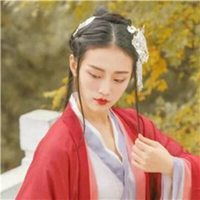  古风红衣女子唯美头像图片微信头像图片大全