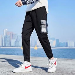  休闲大方时尚韩版小脚工装裤