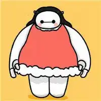  大白加油对拳头头像微信头像图片大全