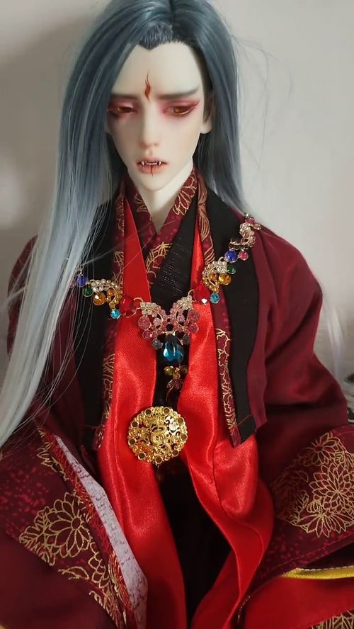  bjd私养bjd娃娃他看起来好像不怎么喜欢唉