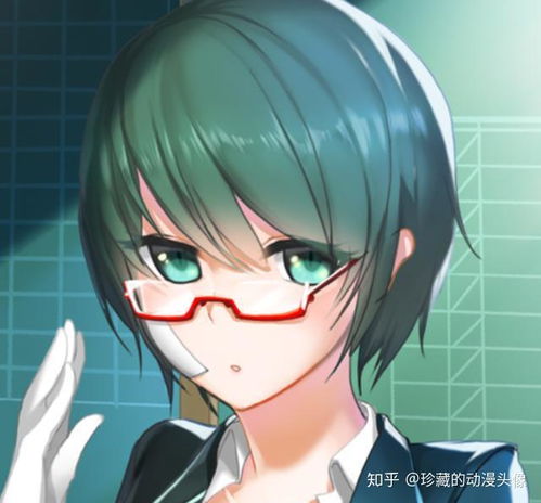  动漫大头贴可爱的二次元女生,大大的眼睛真是讨人喜呀