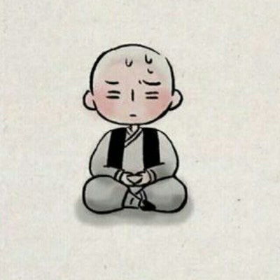  最萌小和尚卡通图片头像,一禅小和尚可爱图片头像