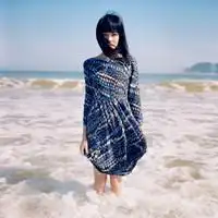  蓝色系唯美女生头像