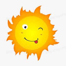  可爱卡通调皮太阳png图片素材免费下载psd格式熊猫办公