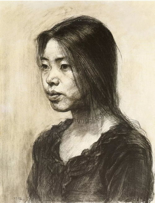  央美附中肖像半身留校作品赏析