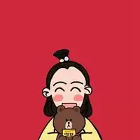 萌系情侣头像卡通可爱一