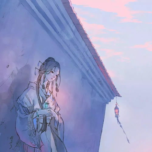  日本小哥笔下仙气飘飘的古风插画,治愈人心,画风美哭