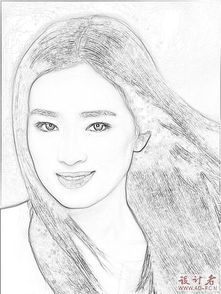  ps快速把照片转为黑白素描画