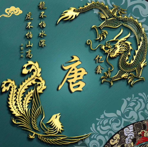 2019年应该要换换微信头像了,龙凤呈祥中国风姓氏头像,请你收下